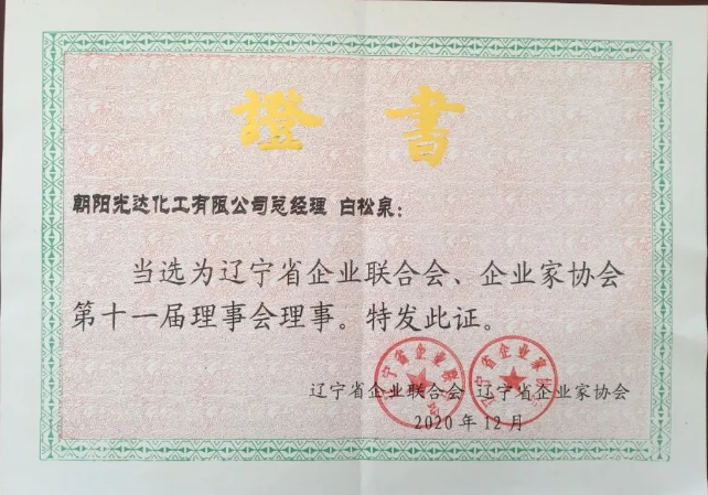 遼寧省企業(yè)聯(lián)合會(huì)、企業(yè)家協(xié)會(huì)第十一屆理事會(huì)理事